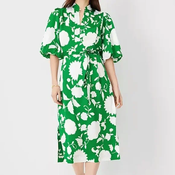 taylor dresses green floral Green Floral Taylor Dress – GG's Children's Boutique main image 1